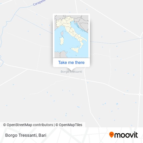 Borgo Tressanti map