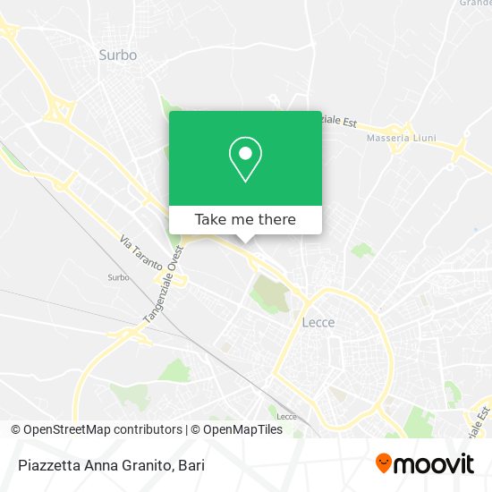 Piazzetta Anna Granito map