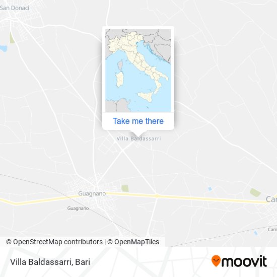 Villa Baldassarri map