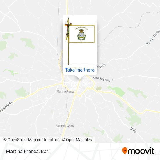Martina Franca map