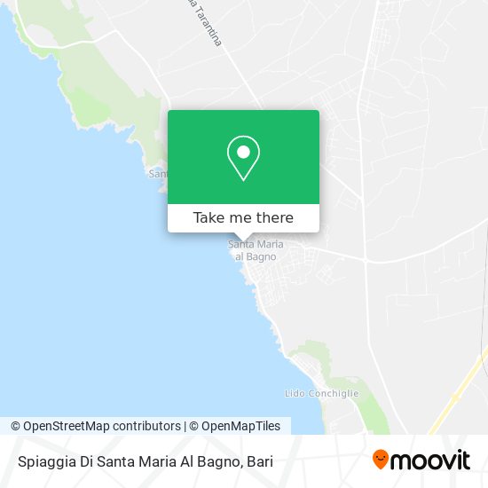Spiaggia Di Santa Maria Al Bagno map