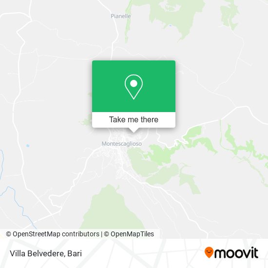 Villa Belvedere map