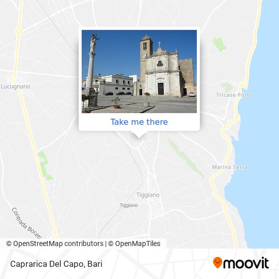 Caprarica Del Capo map