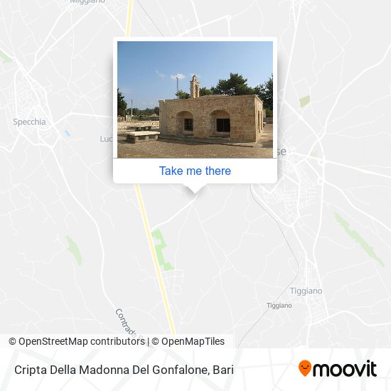 Cripta Della Madonna Del Gonfalone map