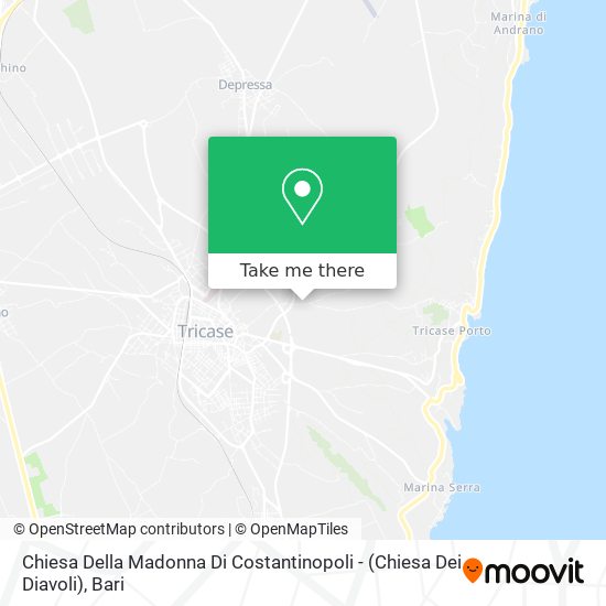 Chiesa Della Madonna Di Costantinopoli - (Chiesa Dei Diavoli) map