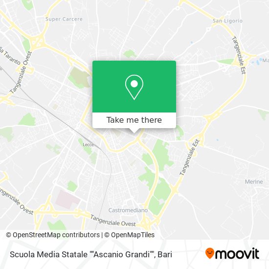 Scuola Media Statale ""Ascanio Grandi"" map