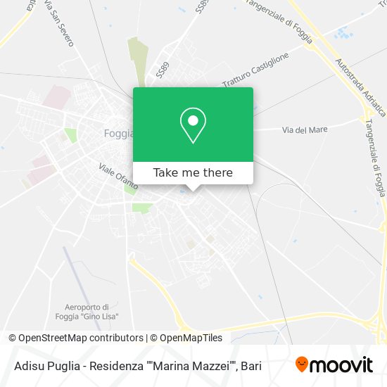 Adisu Puglia - Residenza ""Marina Mazzei"" map