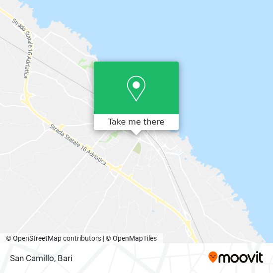 San Camillo map