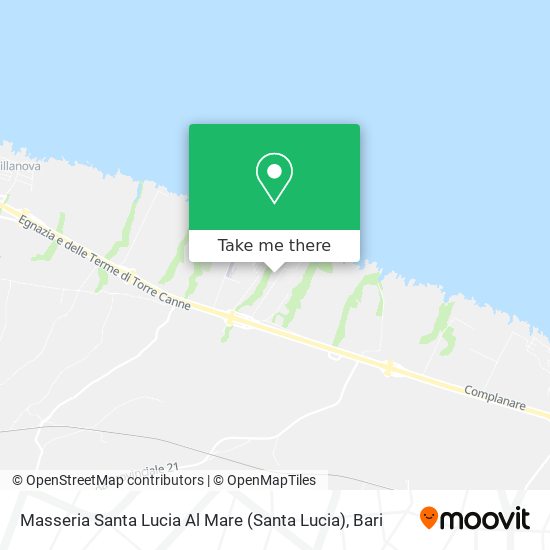 Masseria Santa Lucia Al Mare map