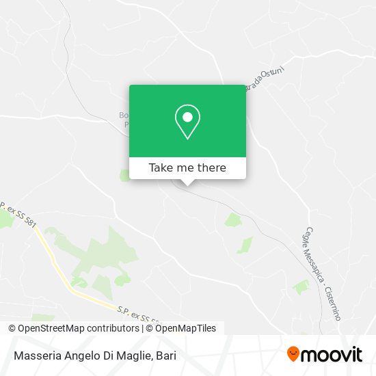 Masseria Angelo Di Maglie map