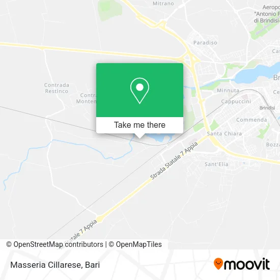 Masseria Cillarese map
