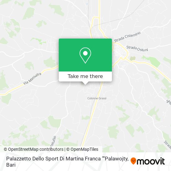Palazzetto Dello Sport Di Martina Franca ""Palawojty map