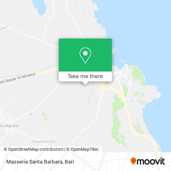 Masseria Santa Barbara map