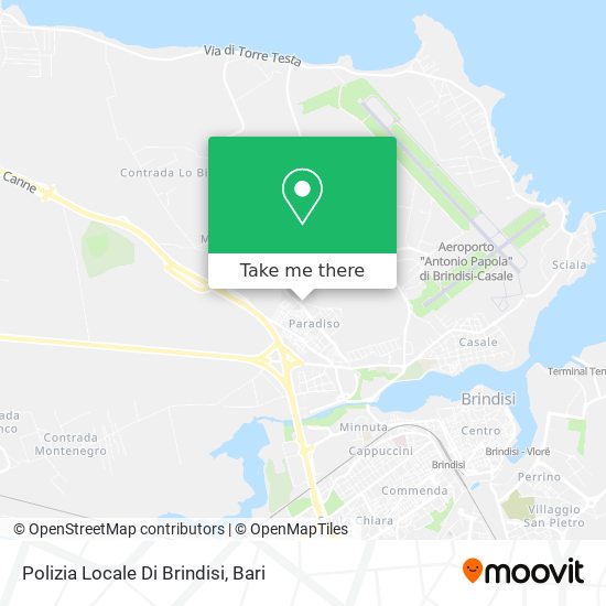 Polizia Locale Di Brindisi map