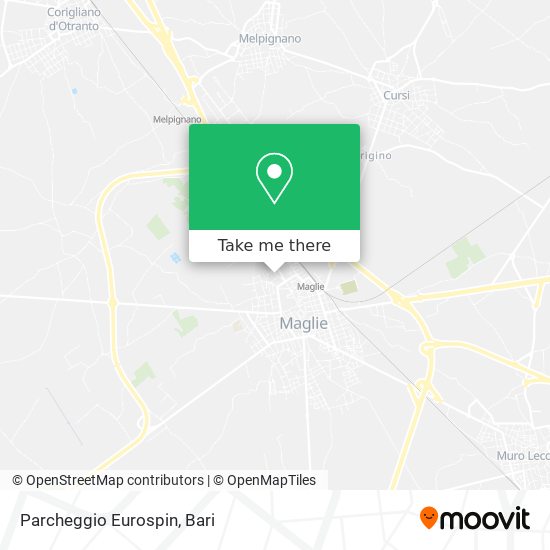 Parcheggio Eurospin map