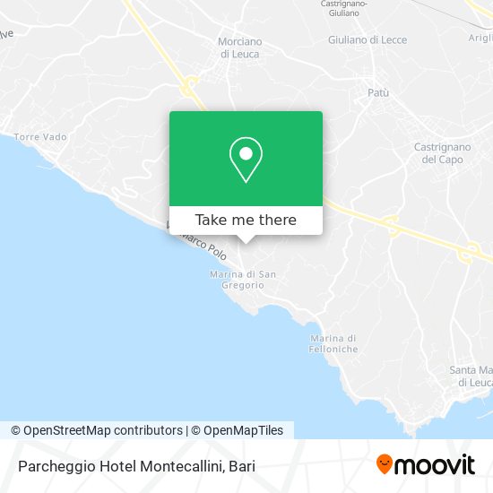 Parcheggio Hotel Montecallini map