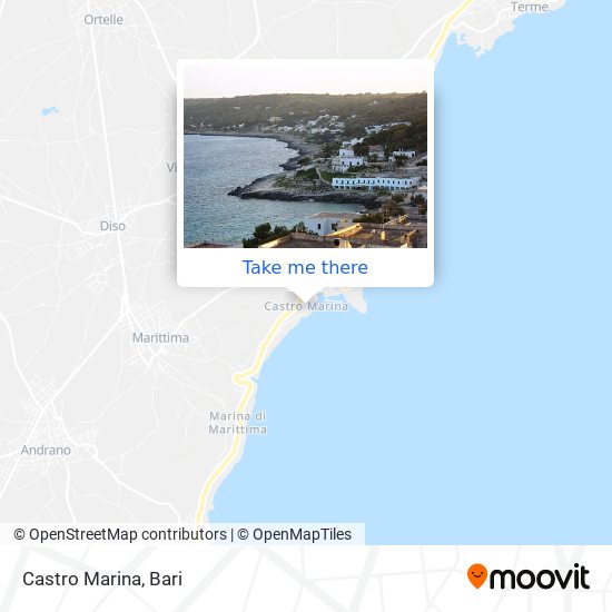 Castro Marina map