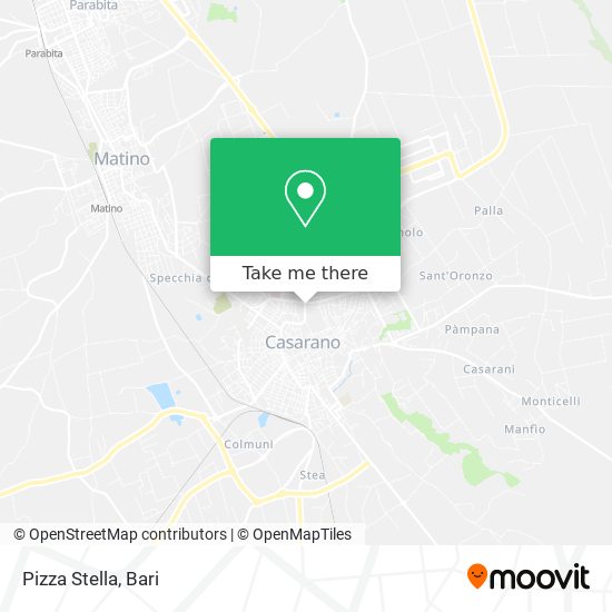 Pizza Stella map