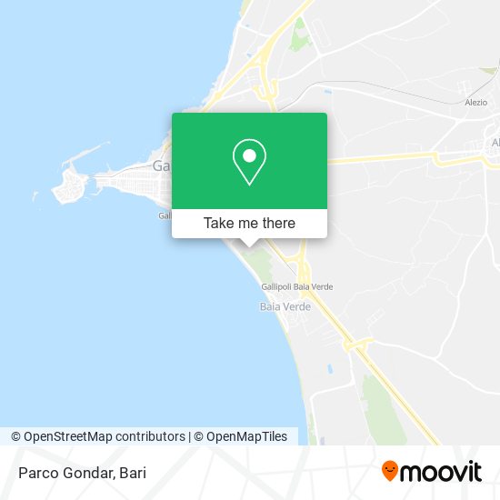 Parco Gondar map