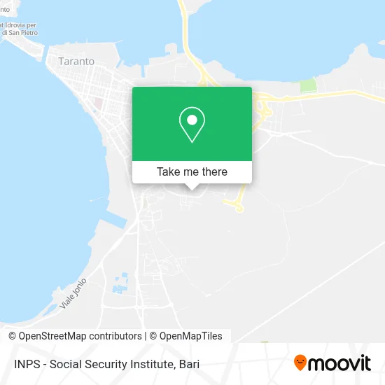 INPS - Social Security Institute map