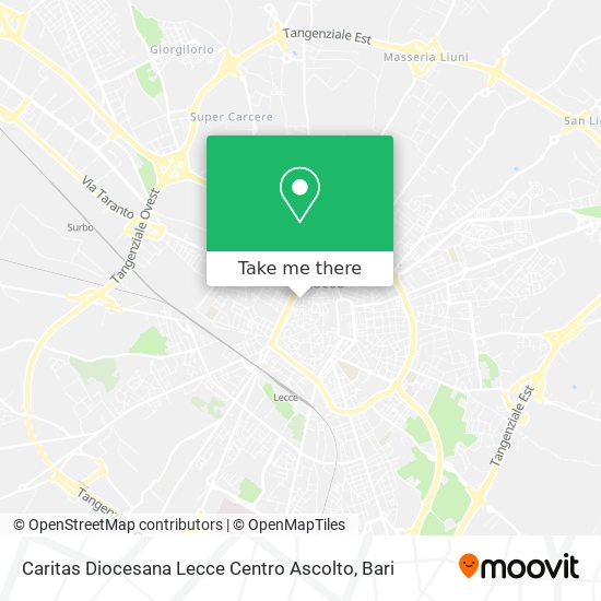 Caritas Diocesana Lecce Centro Ascolto map