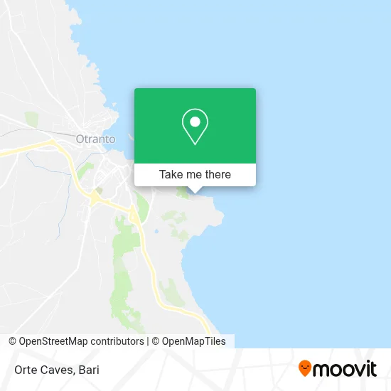 Orte Caves map