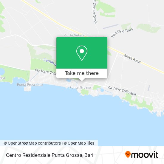 Centro Residenziale Punta Grossa map