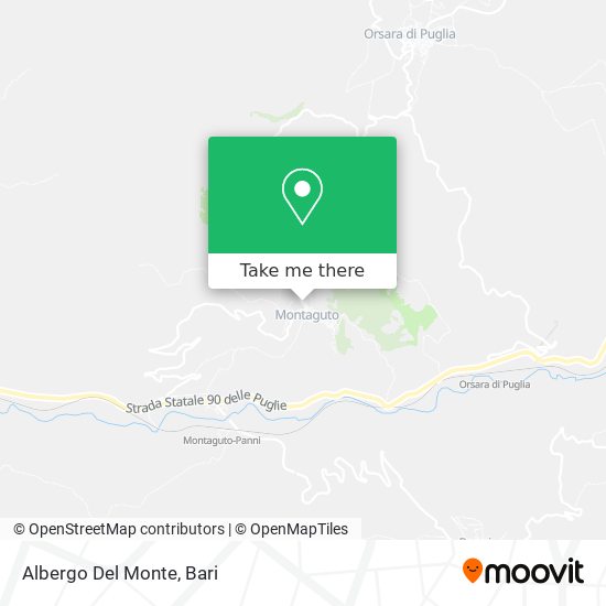 Albergo Del Monte map