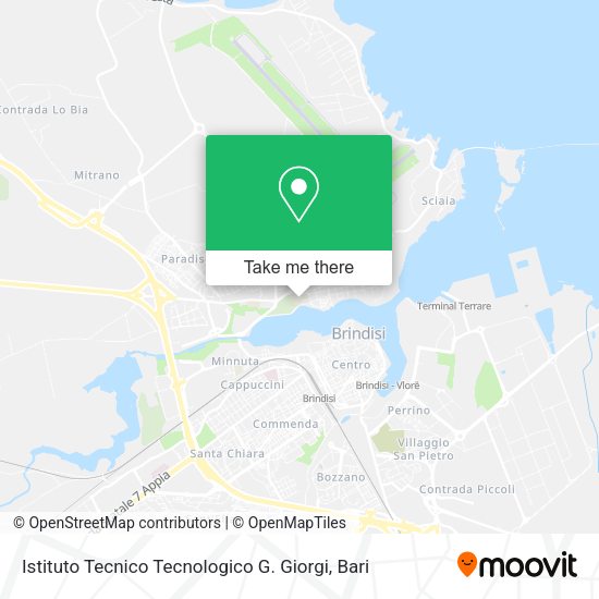 Istituto Tecnico Tecnologico G. Giorgi map