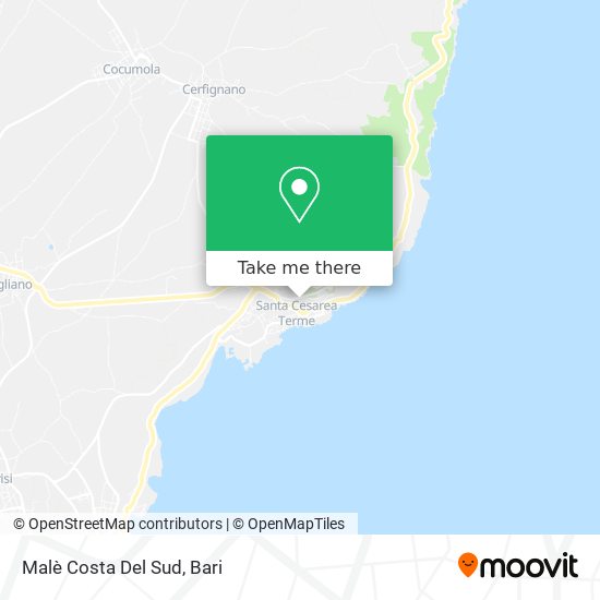 Malè Costa Del Sud map