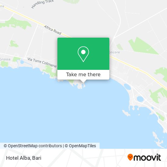 Hotel Alba map