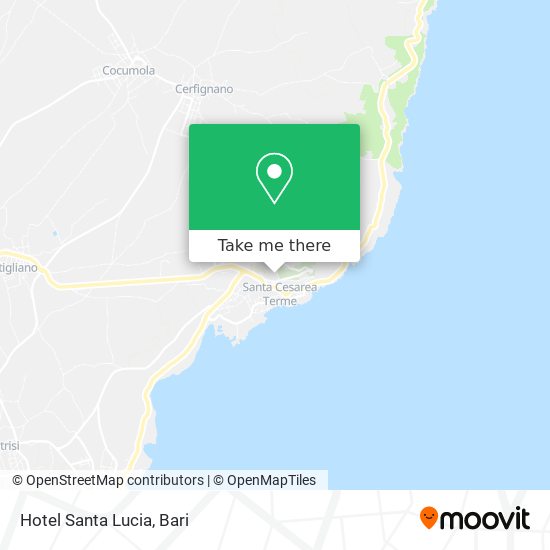 Hotel Santa Lucia map