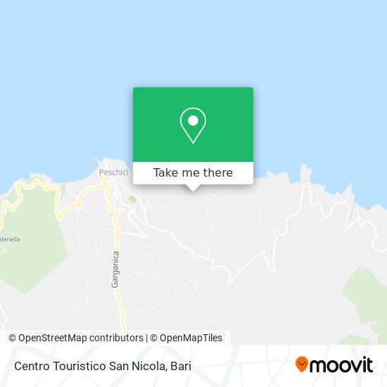 Centro Touristico San Nicola map