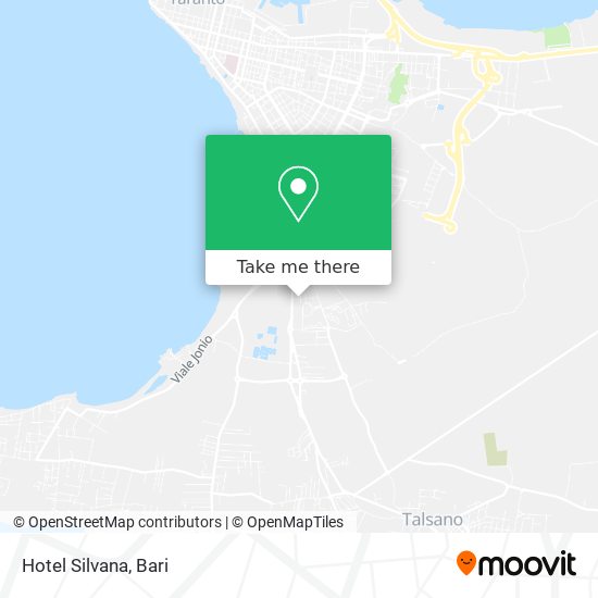 Hotel Silvana map