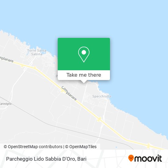 Parcheggio Lido Sabbia D'Oro map