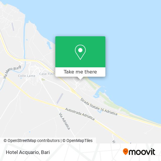 Hotel Acquario map