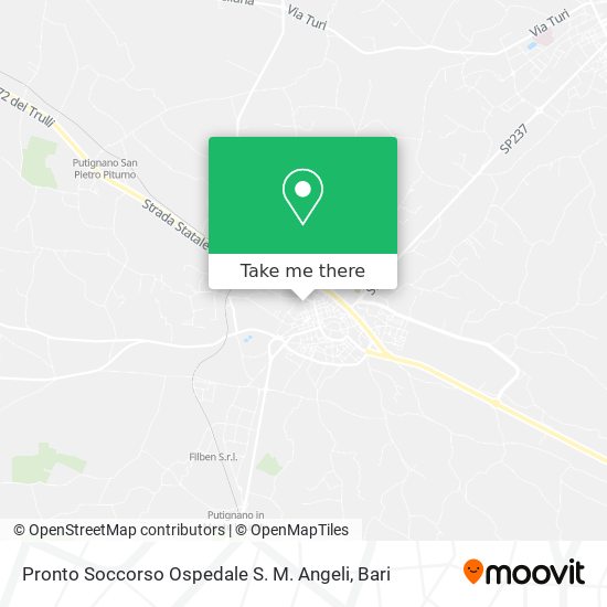 Pronto Soccorso Ospedale S. M. Angeli map