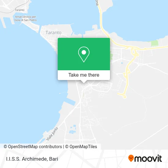 I.I.S.S. Archimede map