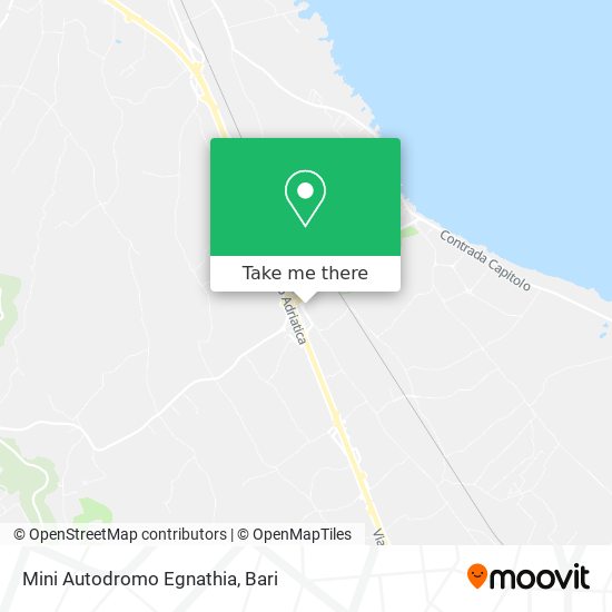 Mini Autodromo Egnathia map