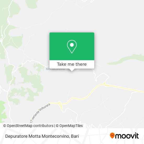 Depuratore Motta Montecorvino map