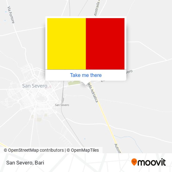 San Severo map