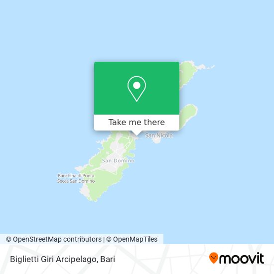 Biglietti Giri Arcipelago map