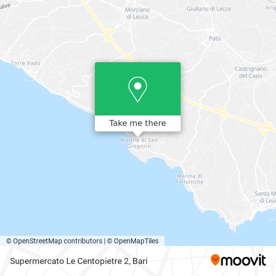 Supermercato Le Centopietre 2 map