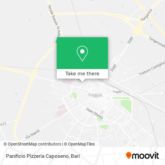 Panificio Pizzeria Caposeno map