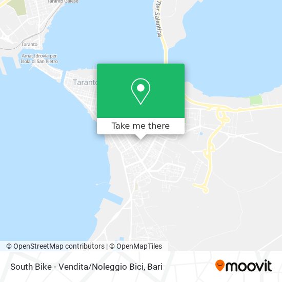 South Bike - Vendita / Noleggio Bici map