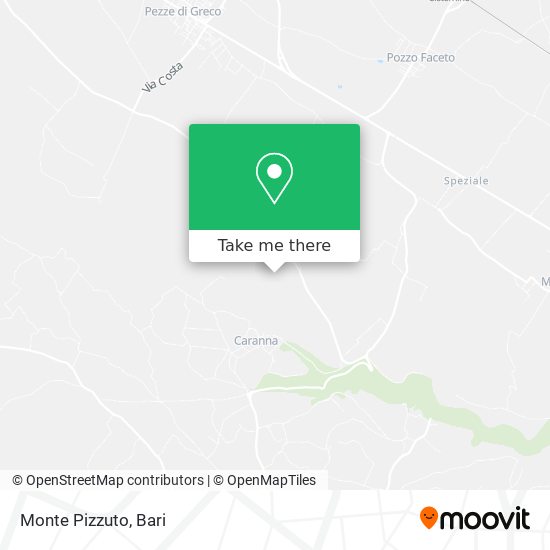 Monte Pizzuto map