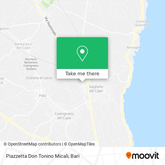Piazzetta Don Tonino Micali map