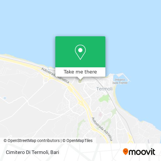 Cimitero Di Termoli map