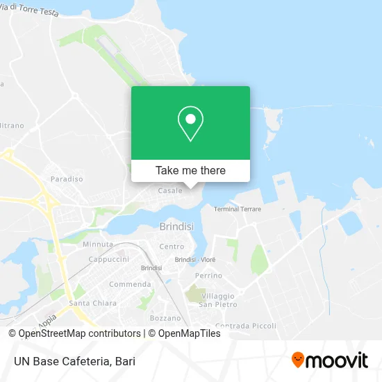 UN Base Cafeteria map