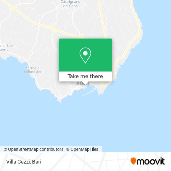 Villa Cezzi map